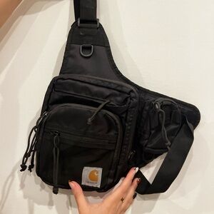 Carhartt wip delta shoulder bag 
Color black